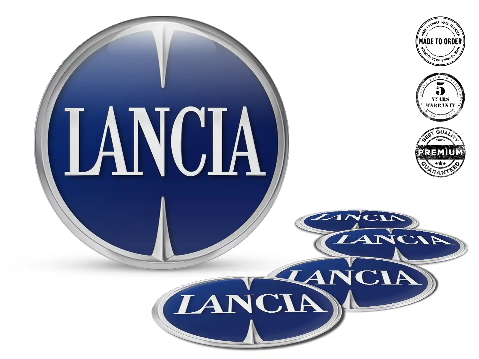 Lancia Decalcomanie su Ruote Etichette Resina Qualità Max